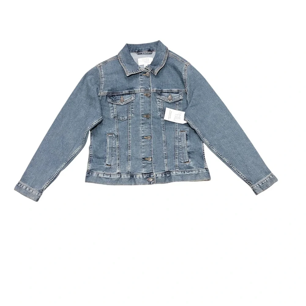 Time and Tru Blue Denim Jacket - Picture 7 of 7